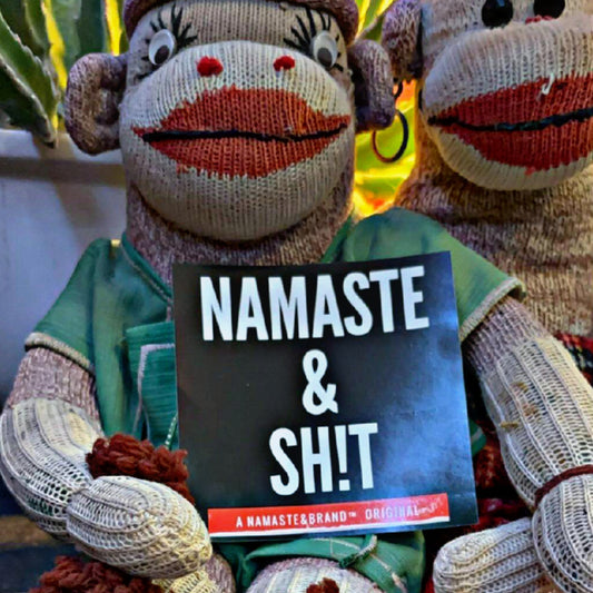Original Namaste & Sh!t Logo Sticker