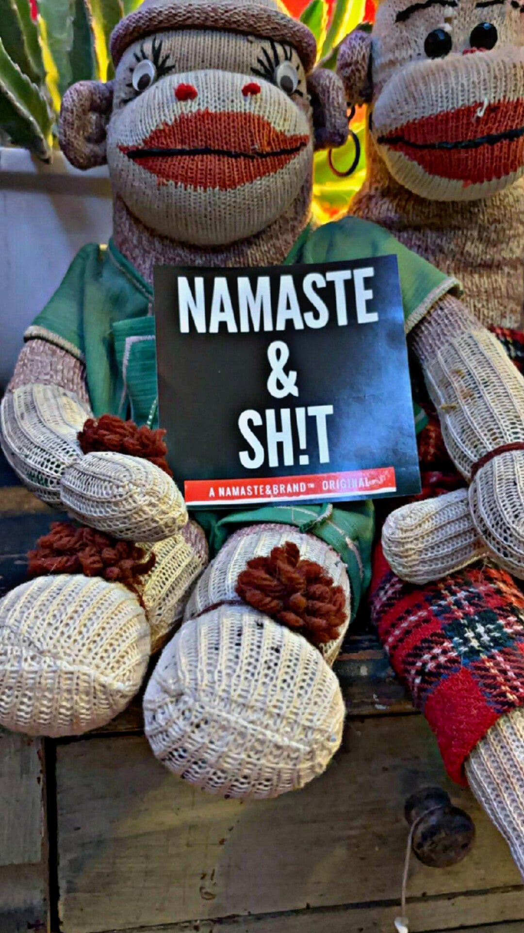 Original Namaste & Sh!t Logo Sticker