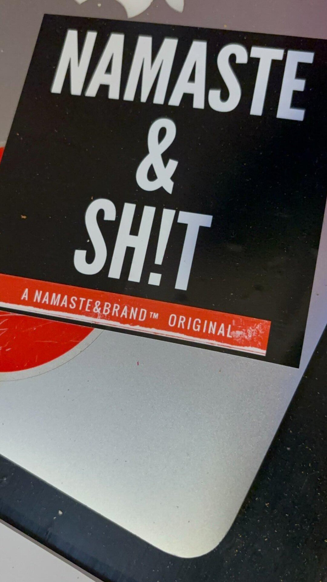 Original Namaste & Sh!t Logo Sticker